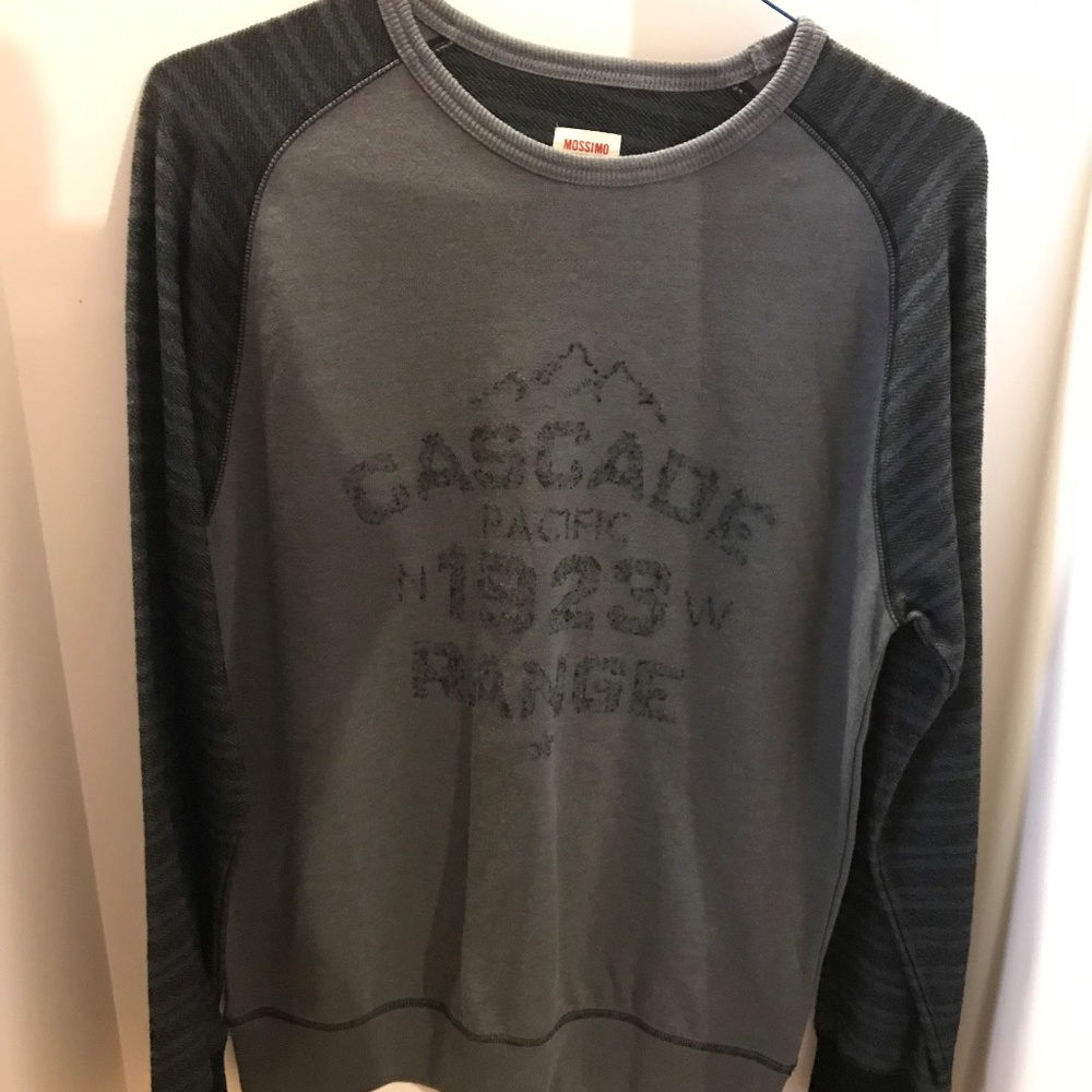 NWT Mens Mossimo Pullover long Sleeve Shirt S
